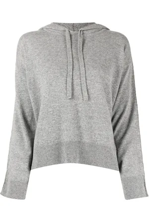 N.PEAL Drawstring hooded jumper