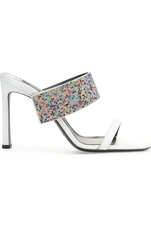 Sergio Rossi Sr Paris 95mm rhinestone-embellished leather sandals
