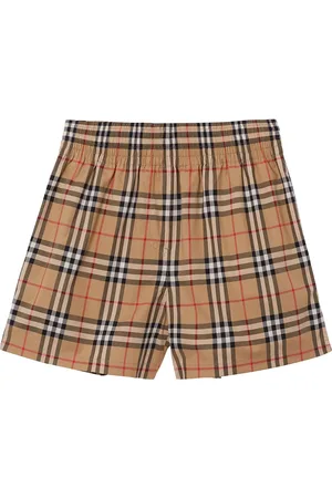 Burberry Vintage Check side-stripe shorts