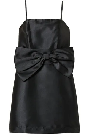 Twin-Set Bow-detailing mini dress