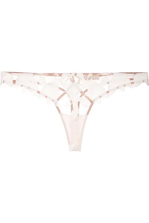 FLEUR DU MAL Lily lace thong