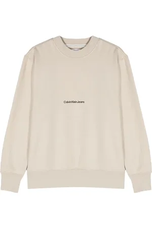 Calvin Klein Relaxed embroidered-logo sweatshirt