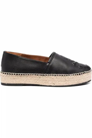 Philipp Plein Skull-motif leather espadrilles