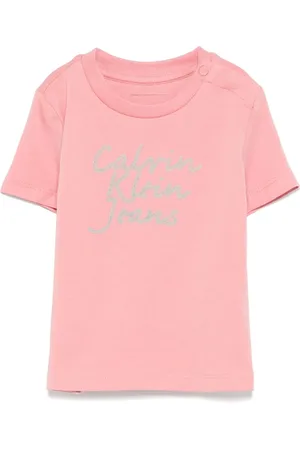 Calvin Klein Flocked-logo T-shirt