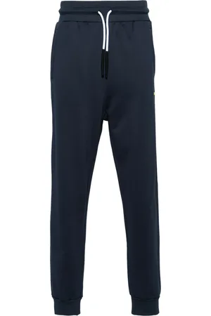 FERRARI Logo-lettering jersey track pants