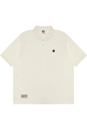 A Bathing Ape Logo-appliqu??d cotton polo shirt