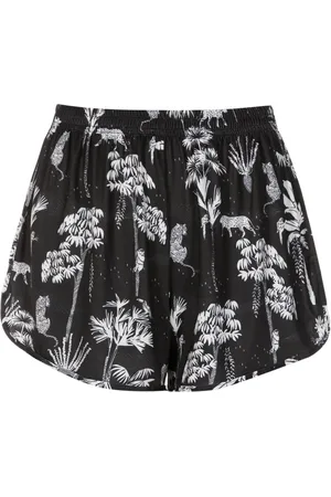 Lygia & Nanny Lee botanical-print mini shorts