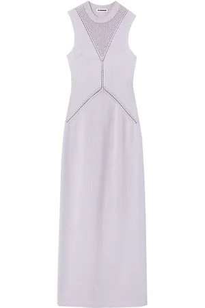 Jil Sander Loop lace-detail knit dress