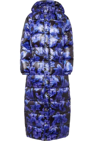 Philipp Plein Floral-print feather-down jacket