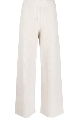 Fabiana Filippi Ribbed-knit straight-leg trousers