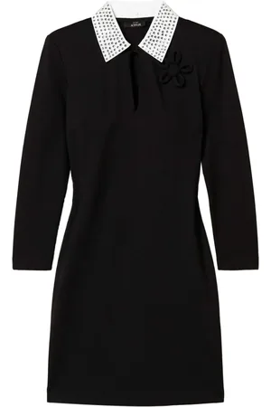 Twin-Set Rhinestone-embellished mini dress