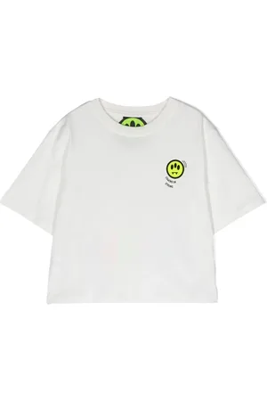 BARROW Smiley face-print T-shirt