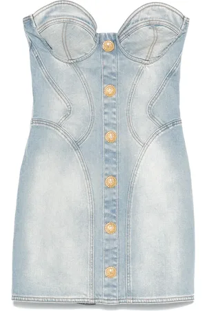 Balmain Denim mini dress