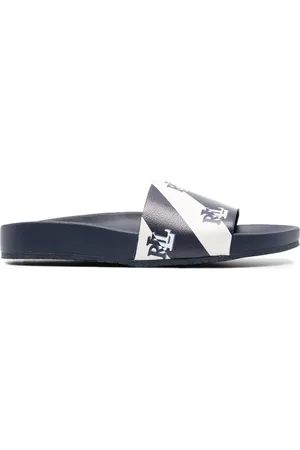 Ralph Lauren Audrina logo-print slides