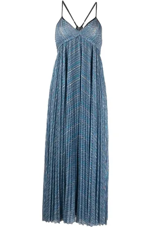 FORTE FORTE Pleated empire-line dress