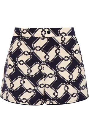 Moncler Abstract-print cotton shorts