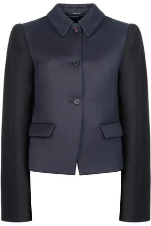 Maison Margiela Spliced double-breasted wool blazer