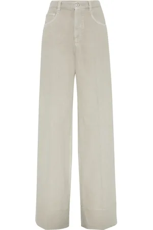 Brunello Cucinelli Pressed crease straight-leg jeans