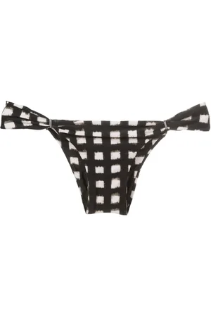 Lenny Niemeyer Vichy check-print bikini bottoms
