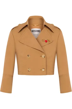 Moschino Cropped double-breasted jacket