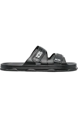 GCDS Logo-detail open-toe slides