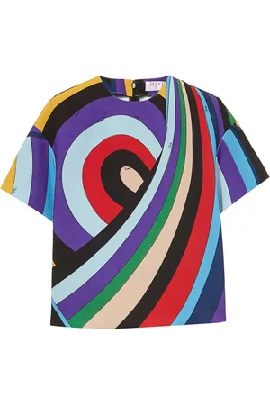 Puccini Iride-print top