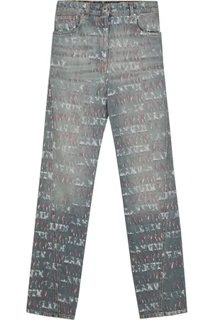 Lanvin X Future mid-rise straight leg jeans