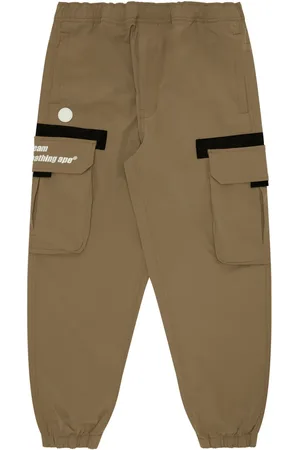 A Bathing Ape Logo-print cargo trousers