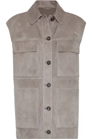 Brunello Cucinelli Suede vest