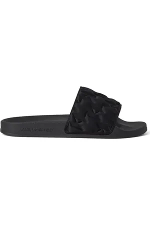 Karl Lagerfeld Monogram padded sandals