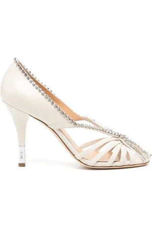 Chloé Crystal-embellished pumps