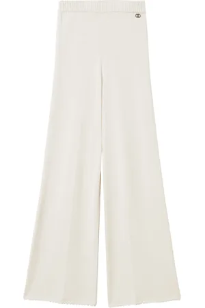 Twin-Set Flared knit trousers
