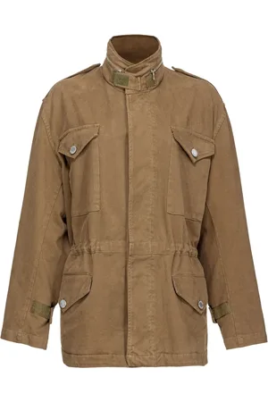 Pinko Cotton overshirt high-neck jacket