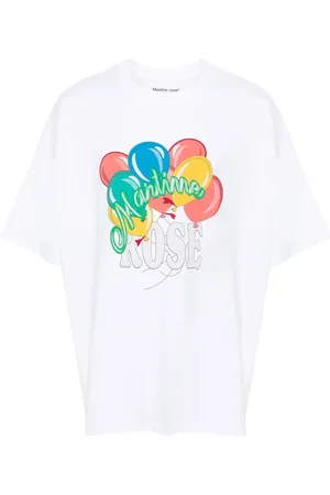 MARTINE ROSE Balloons-print T-shirt