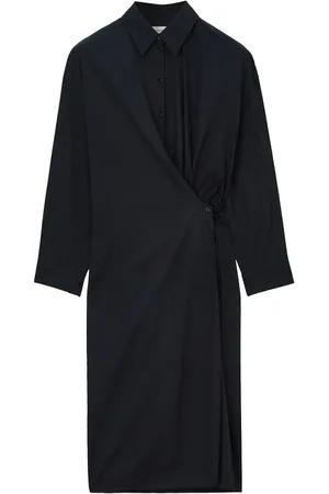 LEMAIRE Twist-detailing midi dress