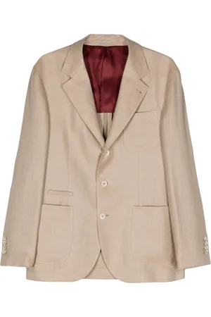 Brunello Cucinelli Linen blend single-breasted blazer