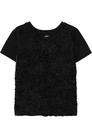 Twin-Set Floral-embroidered T-shirt