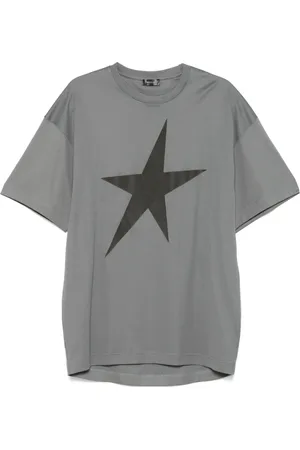 MUGLER Velvet star T-shirt