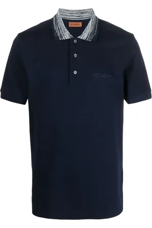 Missoni Zig-zag collar polo shirt