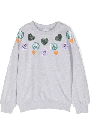 Molo Maxi Nordic Sequin organic cotton sweatshirt