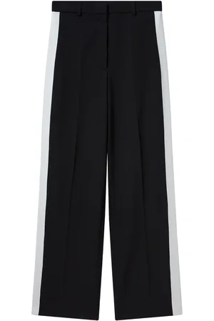 Stella McCartney Stripe-detail straight-leg trousers
