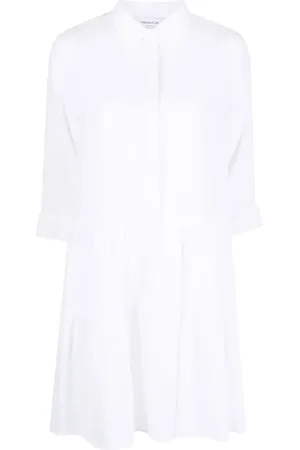 Fabiana Filippi Tiered cotton mini shirtdress