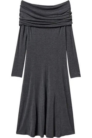 Twin-Set Off-shoulder midi dress