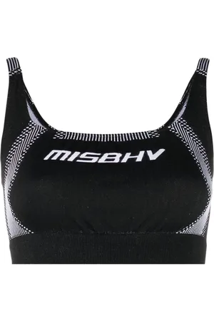 MISBHV Logo-print crop top