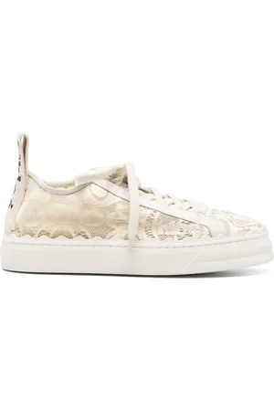 Chloé Lauren lace-detail sneakers