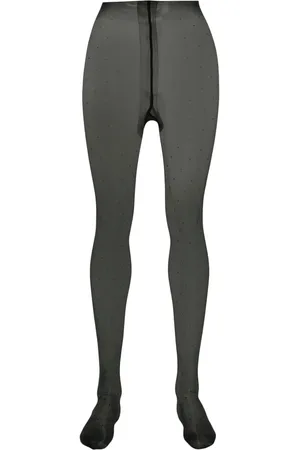 MAISON CLOSE Plumetis Glossy polka dot tights