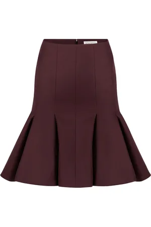 Nina Ricci Peplum Wool Skirt
