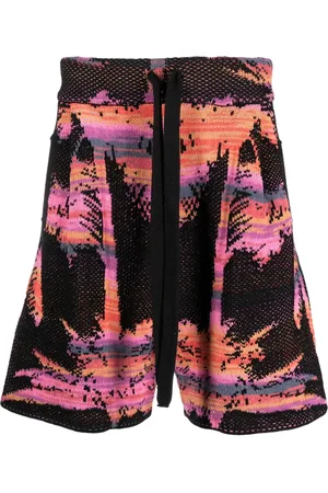 LANEUS Printed bermuda shorts