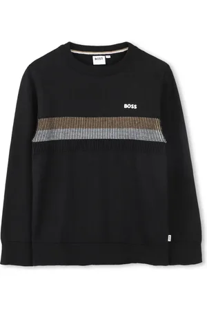 HUGO BOSS Logo-print cotton sweatshirt