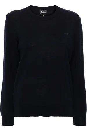 A.P.C. Embroidered-logo sweater